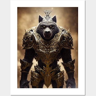 Legendary Wolf King Posters and Art